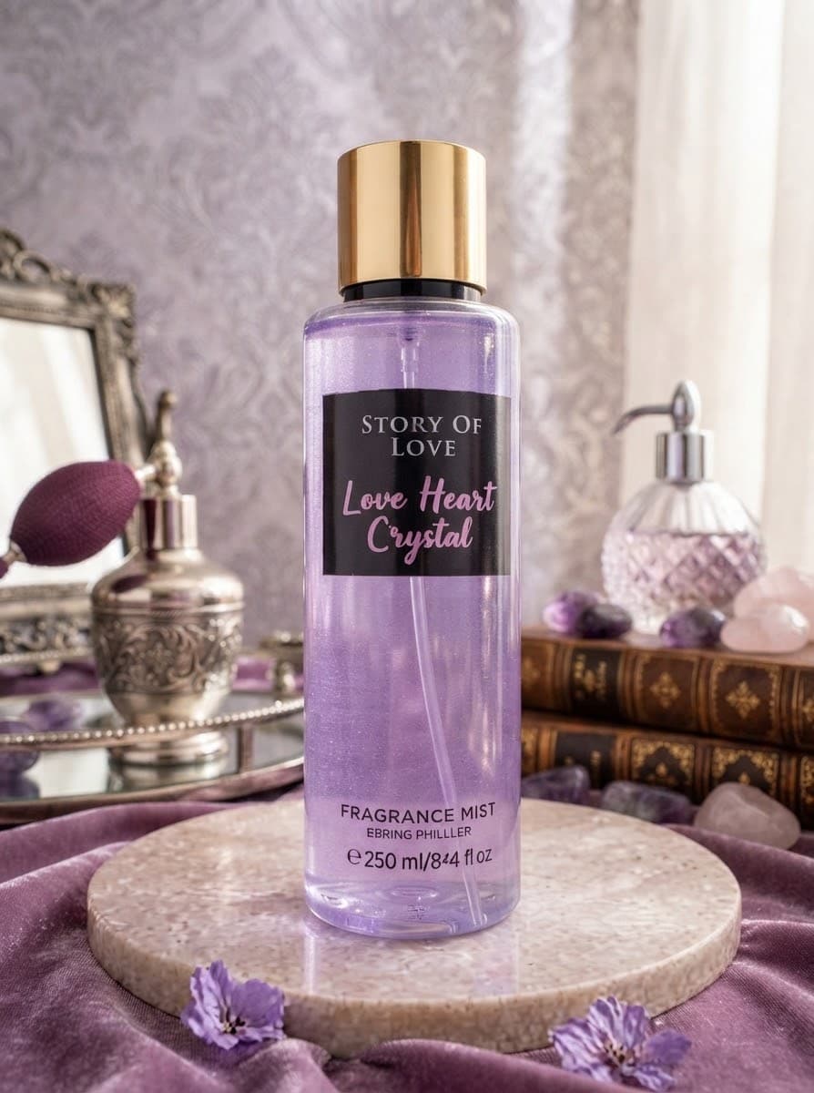πβ¨ LOVE HEART CRYSTAL β GLITTER FRAGRANCE MIST β¨π